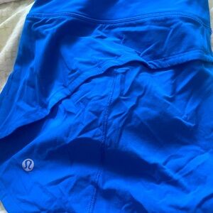Lululemon cerulean blue speed ups size 8 4” inseam